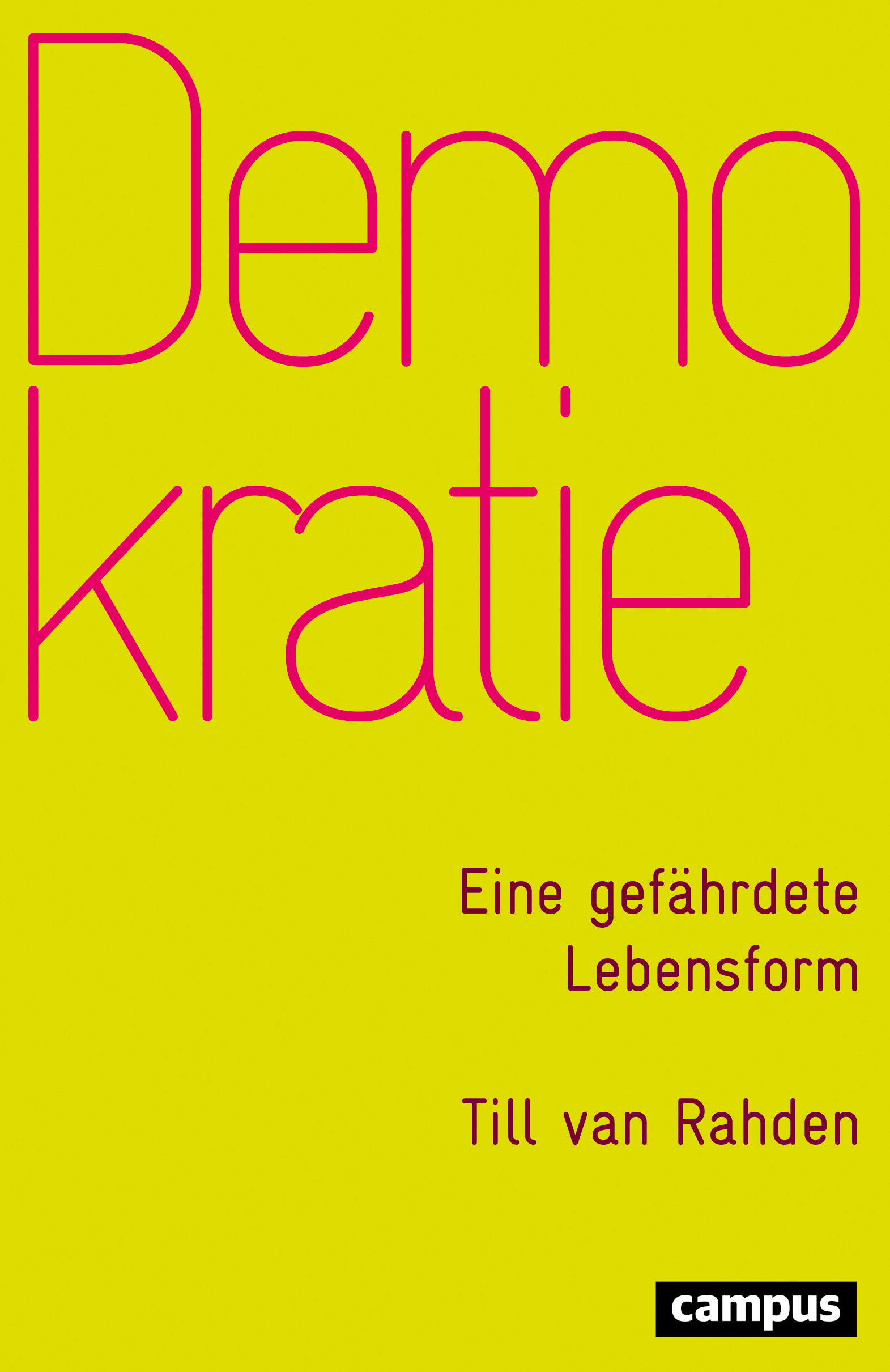 Demokratie Til can Raheden book cover - yellow 