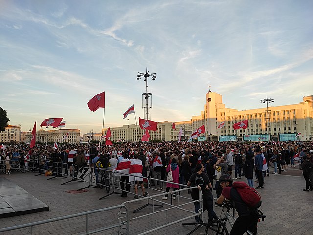Protest in Minsk on Aug 22, 2020