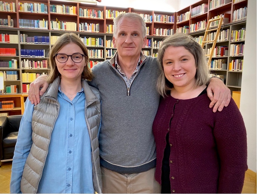 Documenting Ukraine team: Kseniya Kharchenko, Timothy Snyder, Katherine Younger