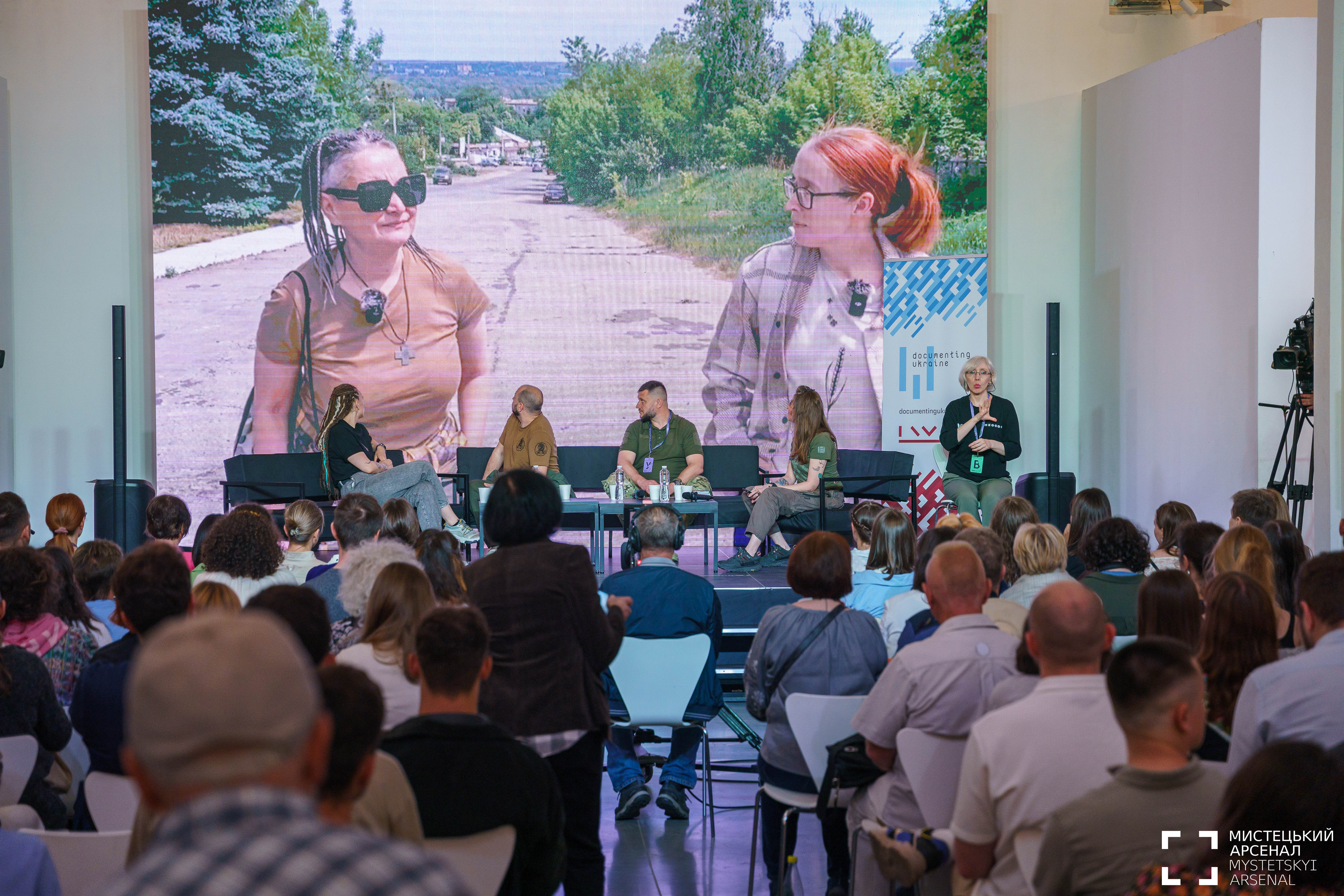"Participants of the panel "Being a Military Man/Woman Today"