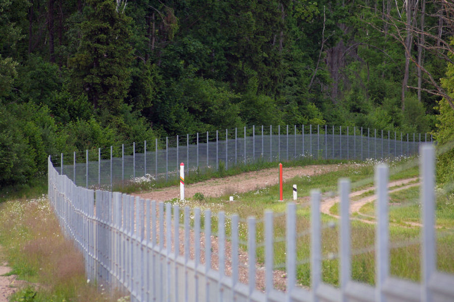 The Belarus–EU border. Image via Wikimedia Commons