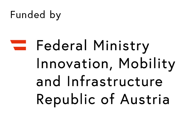 Logo of the Austrian Federal Ministry of Innovation, Mobility and Infrastructure 