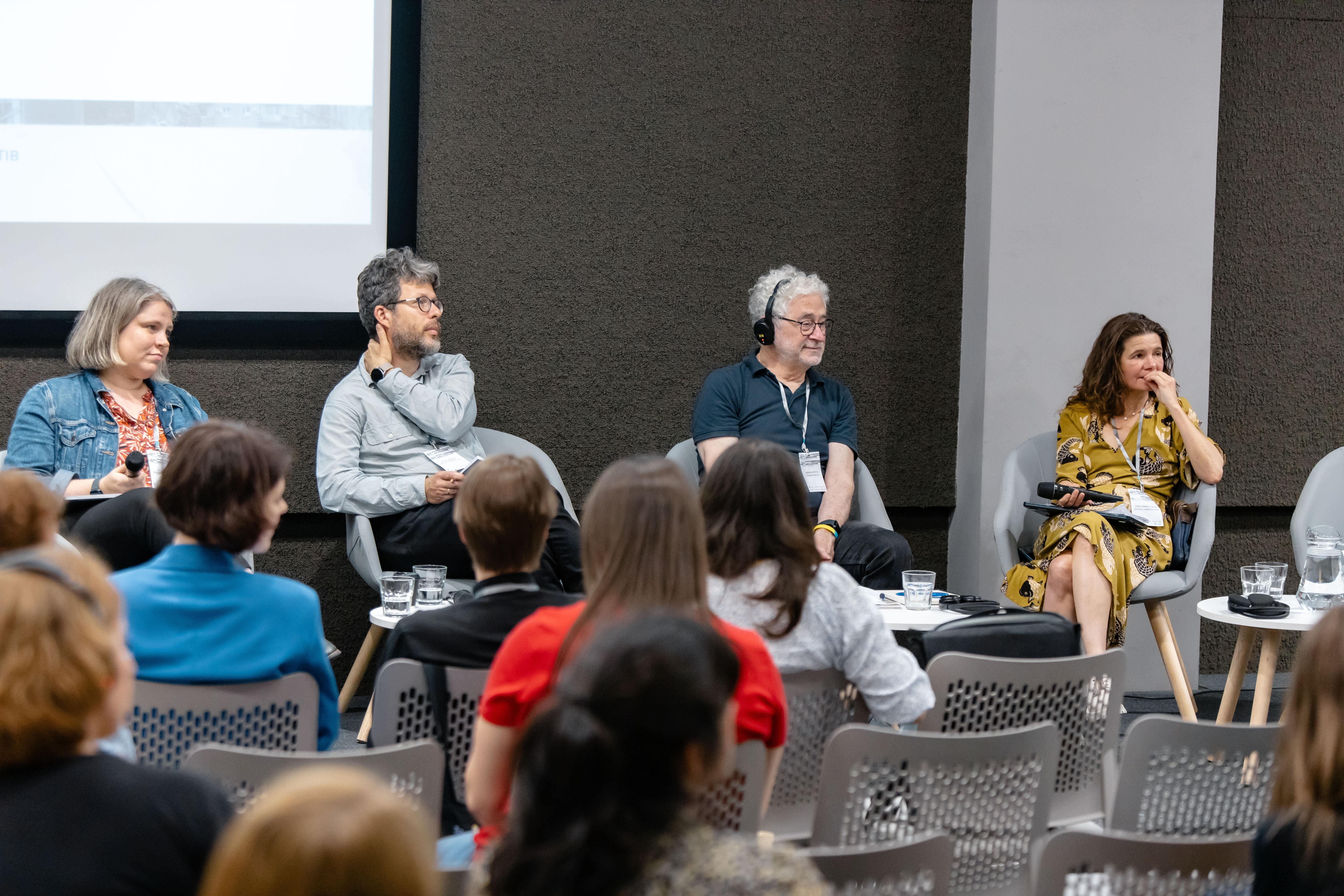 "Participants of the panel "Beyond Resourcification: Flows of Data, Finances and Knowledge"