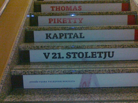 Piketty Bookstore Staircase