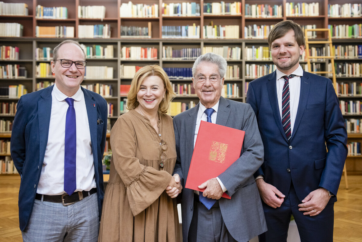 Ludger hagedorn. President Fischer  ambassador Cervenkova and Daniel Stech