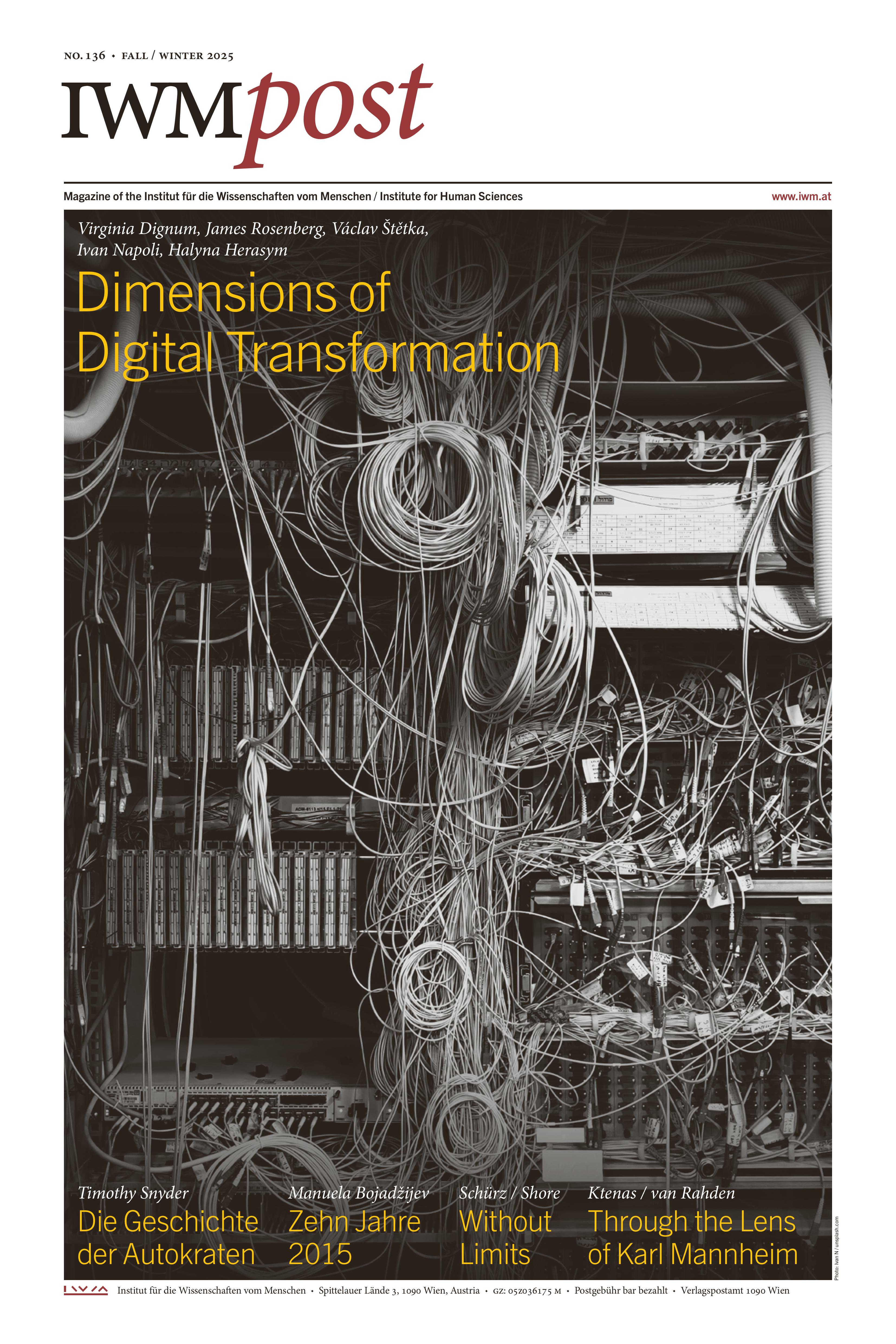 The cover of the IWMpost 136