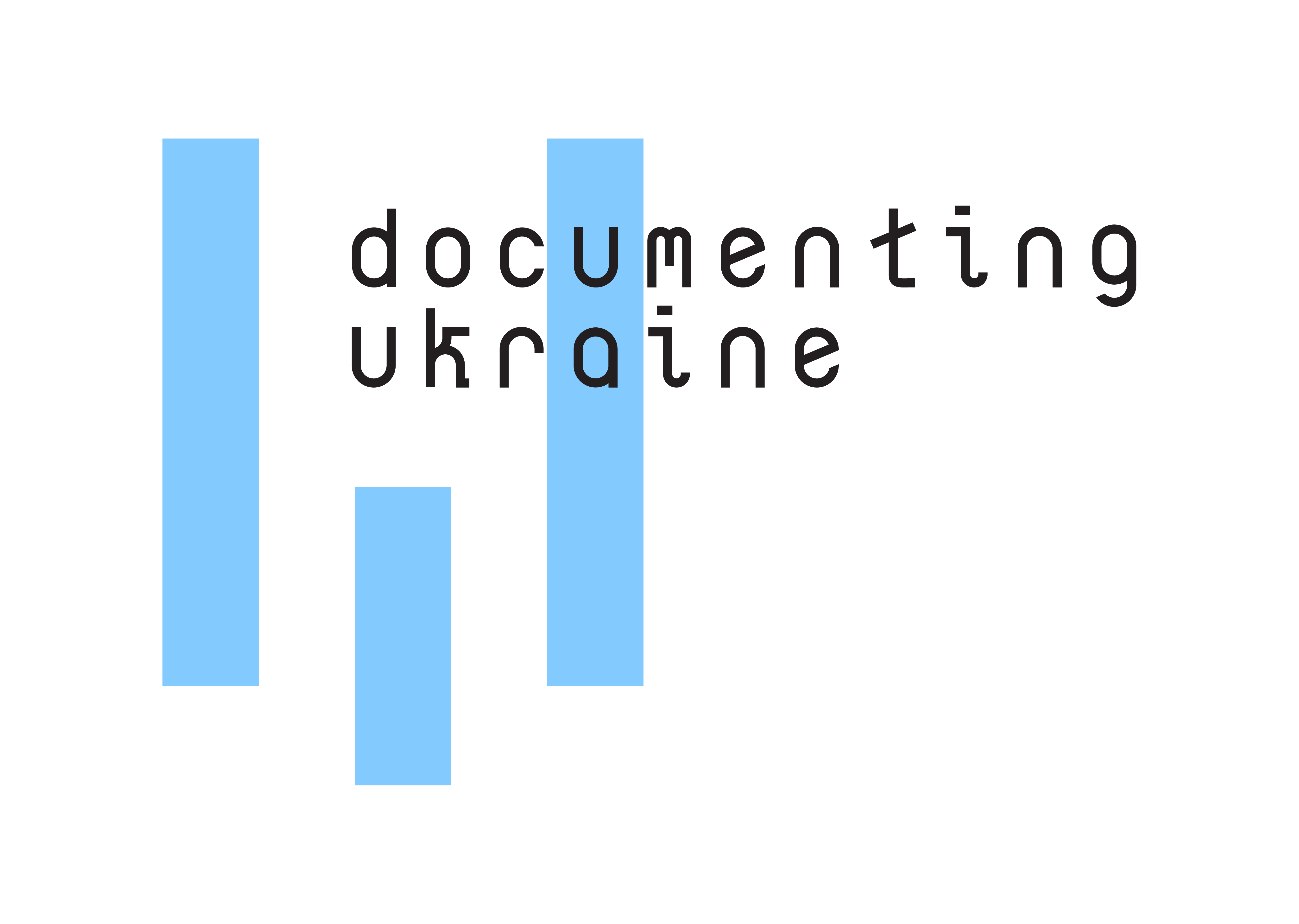 Logo of the new Documenting Ukraine logo 