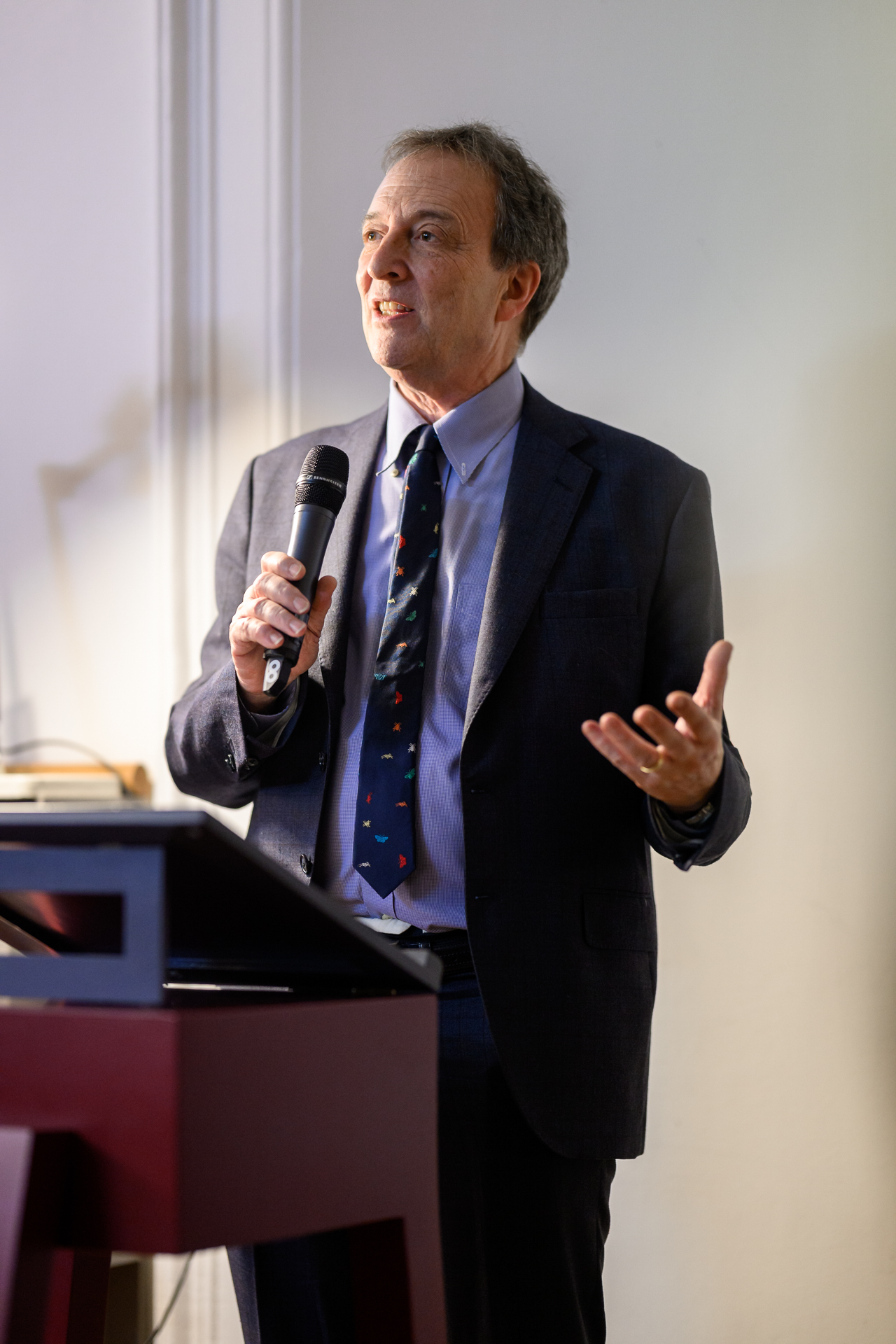 Misha Glenny at his farewell reception on 20 March