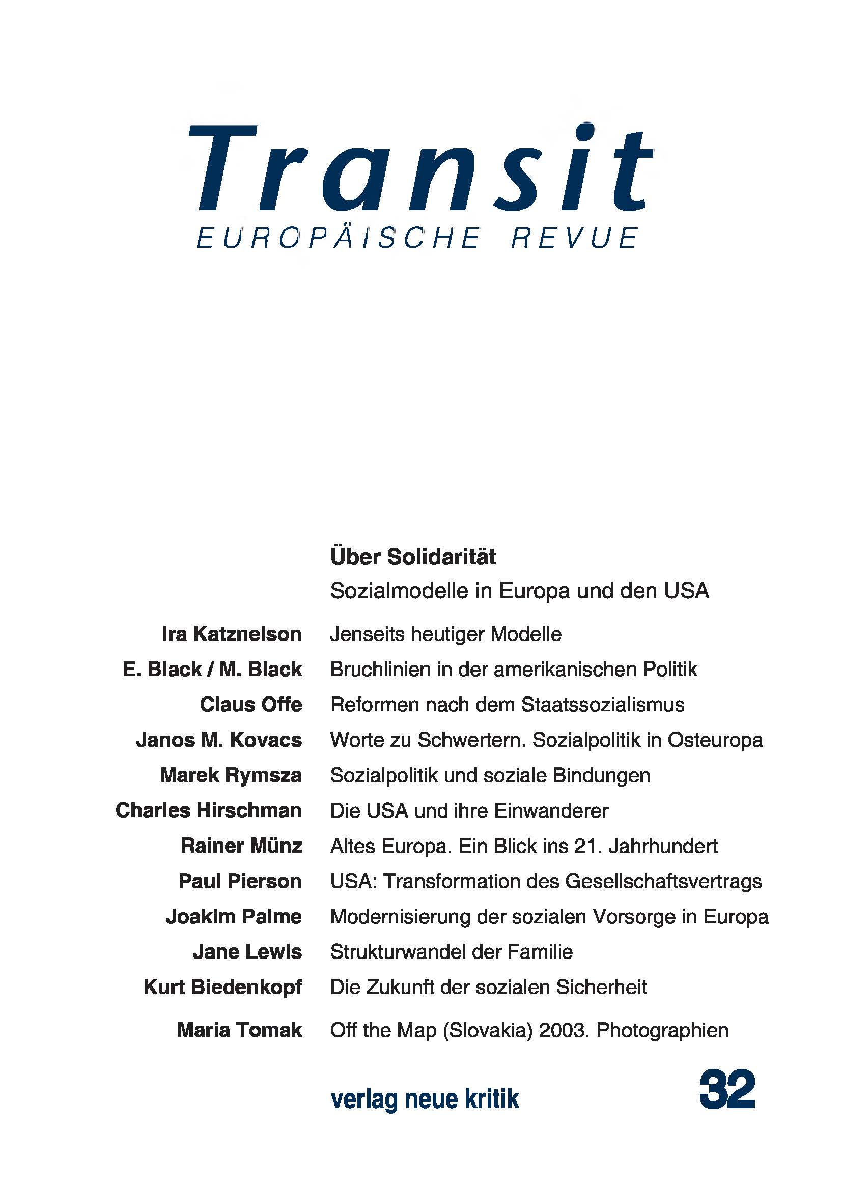 Cover Transit 32