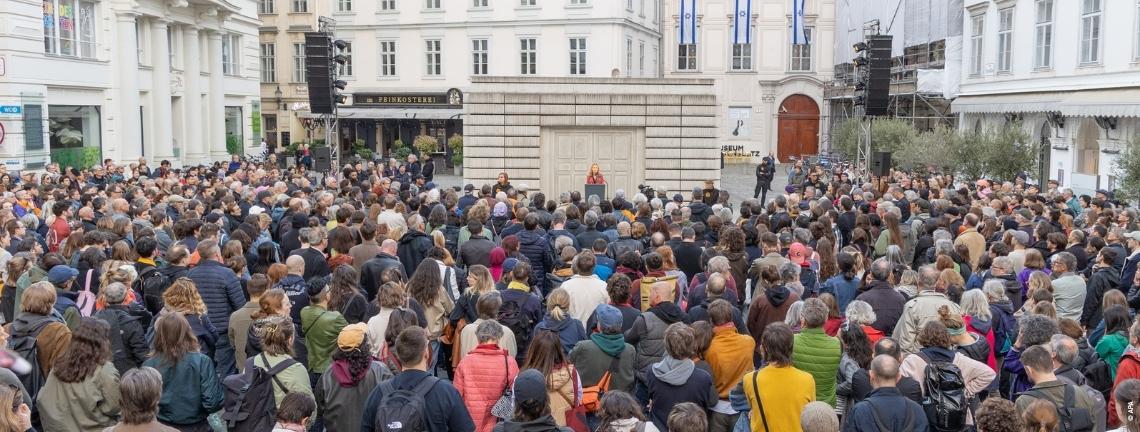 A photo of Lea Ypi's Speech to Europe in 2025