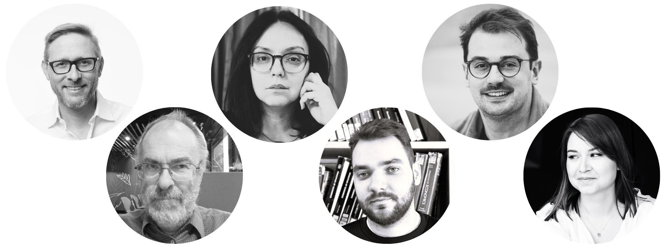 Nils Gilman, Maria Baramova, Katia Denysova, Edward Knudsen, Martin Malek, and Maksym Snihyr