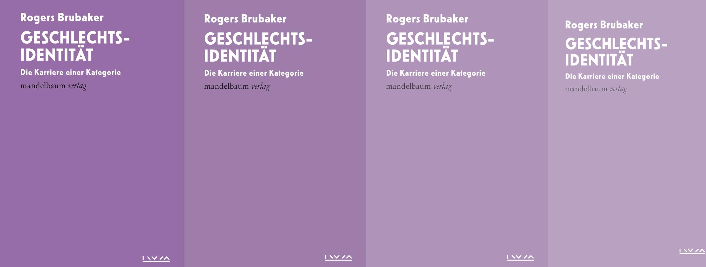 Book cover of "Geschlechtsidentität: Die Karriere einer Kategorie"