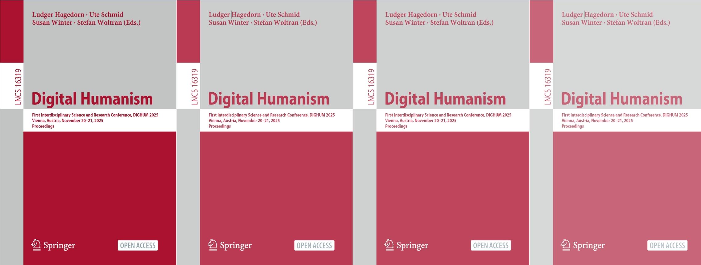 The Cover of the DIGHUM2025 Conference Proceedings