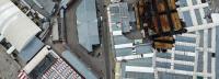 bird view of destruction