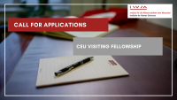 Notepad and pen in the background, Call for Applications CEU Visiting Fellowship