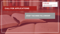 IWM Open Call, Books in the background, hand, Józef Tischner Fellowship