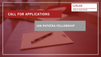 Notebook with a pen, Call for Application for the Jan Patočka Junior Visiting Fellowship