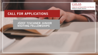 IWM Open Call, Books in the background, hand, Józef Tischner Fellowship