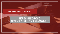 Jerzy Giedroyc Junior Visiting Fellowship Open Call 