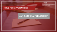 Notebook with a pen, Call for Application for the Jan Patočka Junior Visiting Fellowship