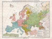 Map of Europe, 1910