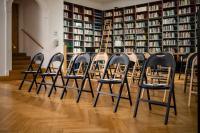 Picture of the IWM library with chairs