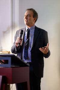 Misha Glenny at his farewell reception on 20 March