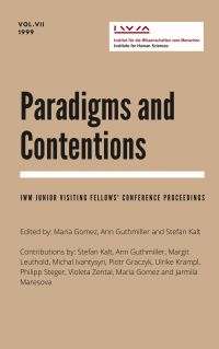 Cover for Vol VII Paradigms and Contentions