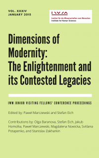 Cover for Vol XXXIV Dimensions of Modernity: The Enlightenment and its Contested Legacies
