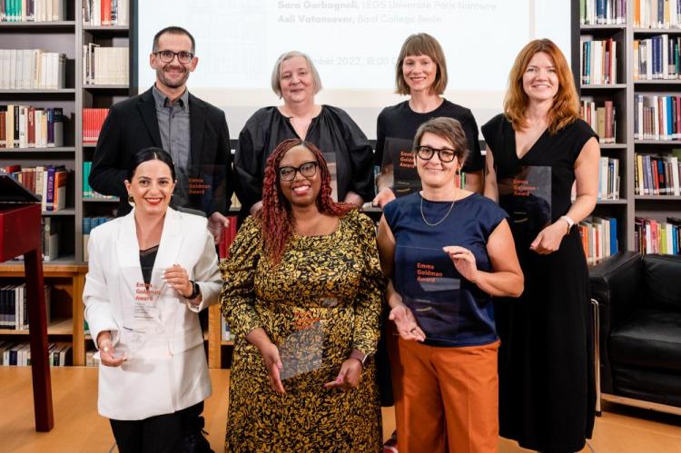 Gruppenbild Emma Goldman Awardees