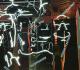 Warren Neidich, Brain Without Organs, 2022 (detail), Museum of Neon Art, Glendale, CA.