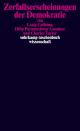 Black book cover with purple letters "Zerfallserscheinungen der Demokratie"
