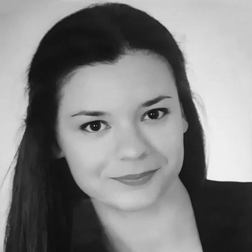 black and white photo of Brajovic Aleksandra